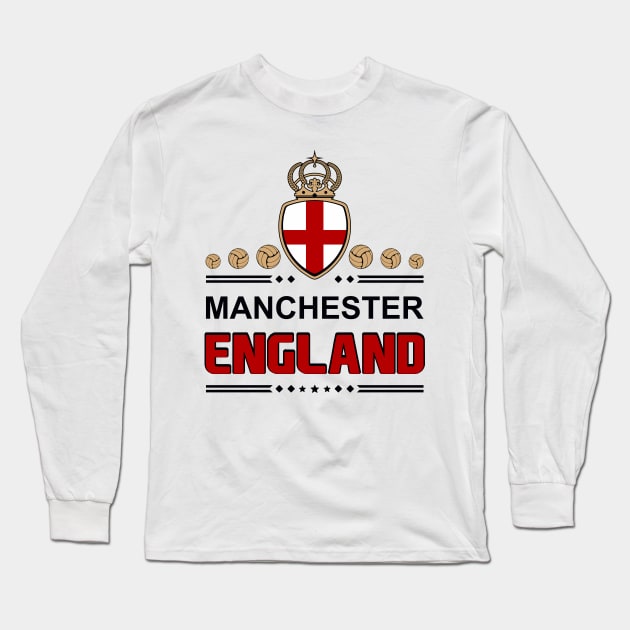 Manchester - England Long Sleeve T-Shirt by VISUALUV